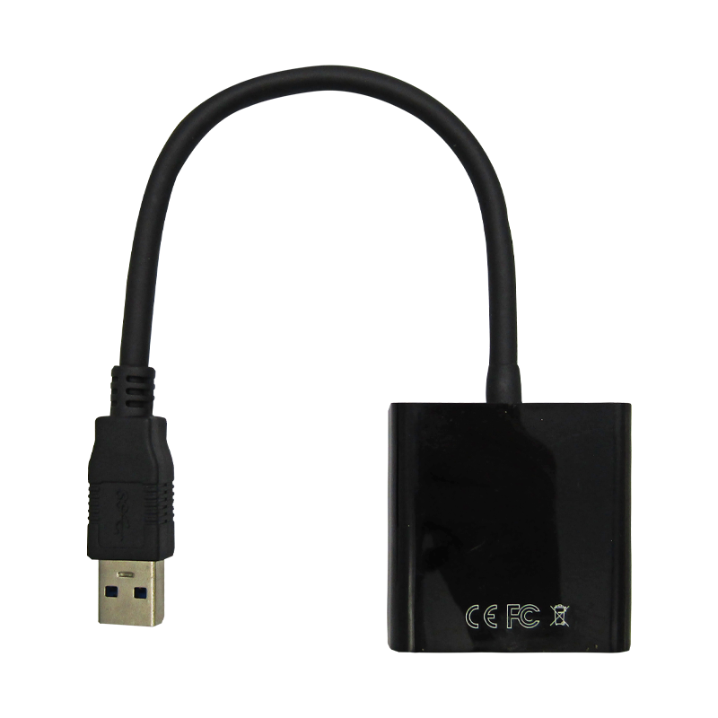 Convertidor USB 3.0 a VGA resolución 1920 * 1080p marca XUE®