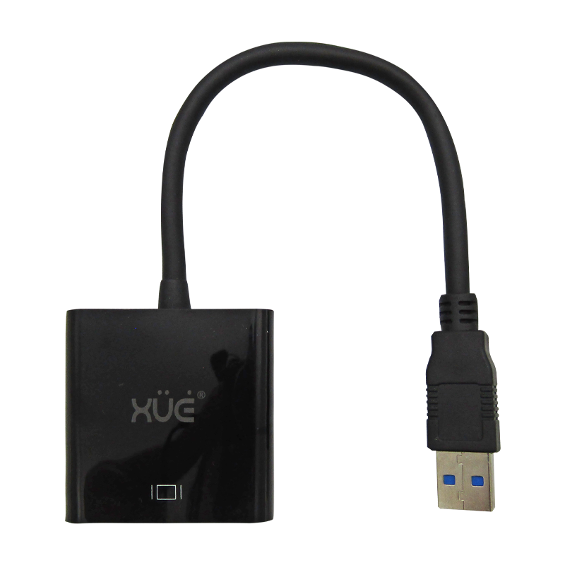 Convertidor USB 3.0 a VGA resolución 1920 * 1080p marca XUE®