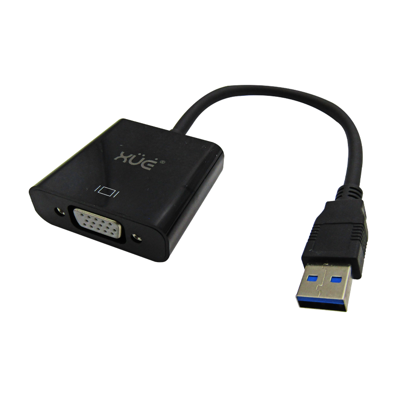 Convertidor USB 3.0 a VGA resolución 1920 * 1080p marca XUE®