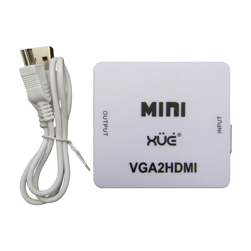 Convertidor VGA Análogo a HDMI 1080P con Audio marca XUE®