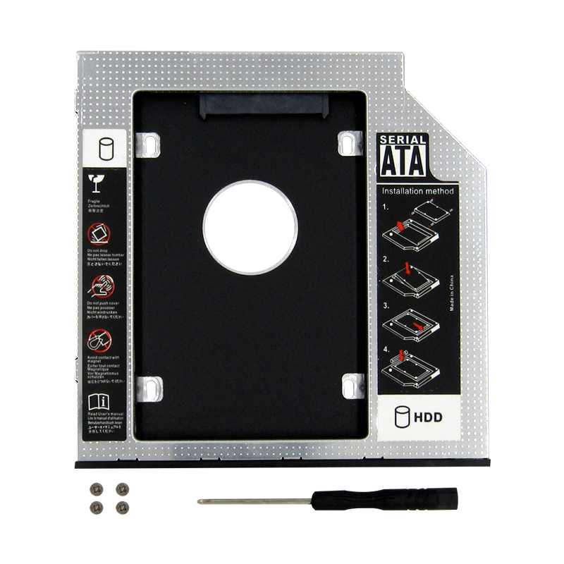 Caddy 9.5MM DVD+RW para Disco Duro 2.5" SATA (enclosure)