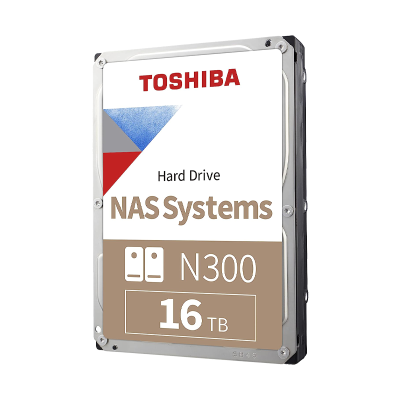 Disco Duro NAS SATA 3.5 16TB 7200RPM 512MB TOSHIBA N300 HDWG31GXZSTA