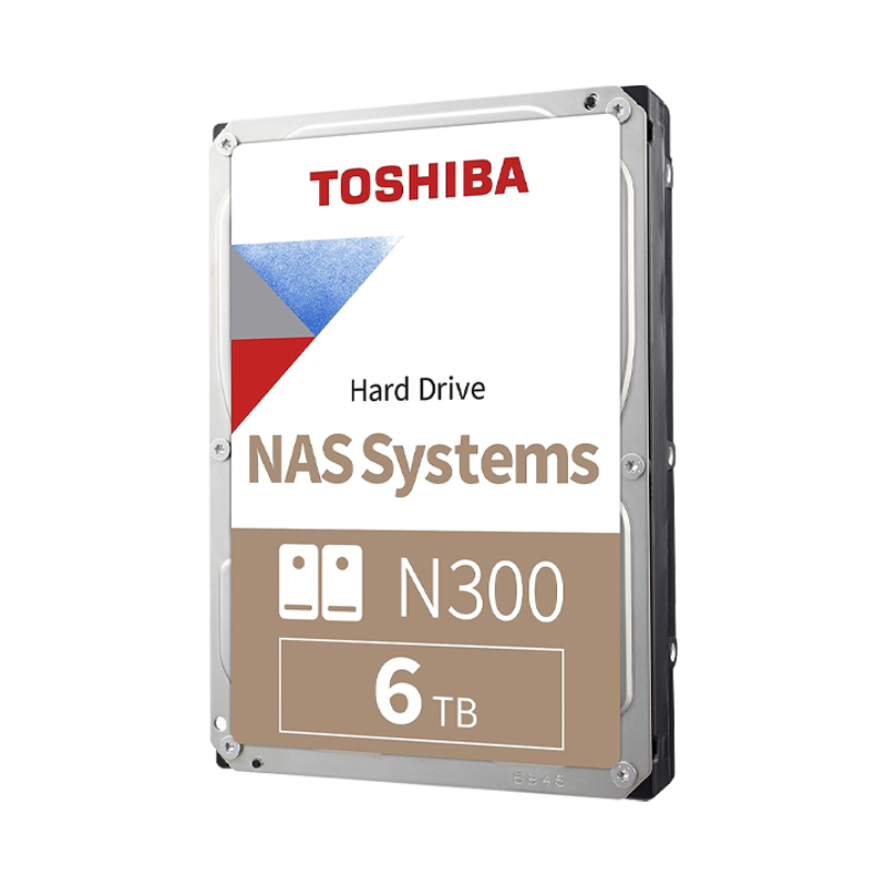 Disco Duro NAS SATA 3.5 6TB 7200RPM 256MB TOSHIBA N300 HDWG460XZSTA