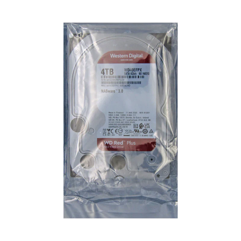 Disco Duro NAS SATA 3.5 4TB 5400RPM 64MB WD RED WD40EFPX