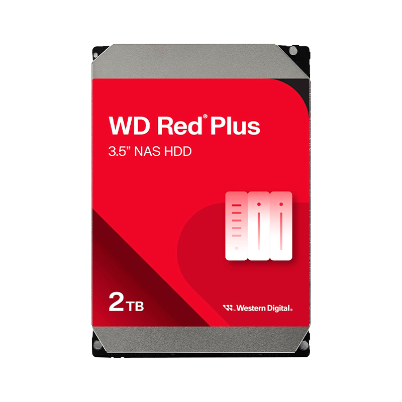 DISCO DURO NAS SATA 3.5" 2TB 5400rpm 128MB WD RED PLUS WD20EFPX
