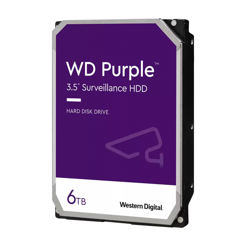 Disco Duro NAS SATA 3.5" 6TB 5640RPM 256MB WD PURPLE WD64PURZ