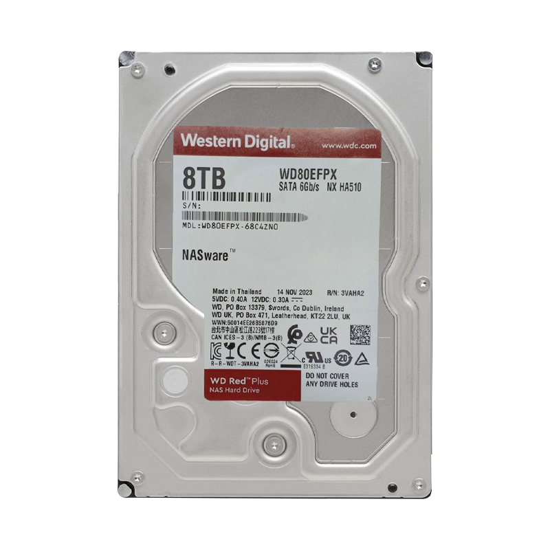Disco Duro NAS SATA 3.5 8TB 5640RPM 256MB WD RED PLUS WD80EFPX