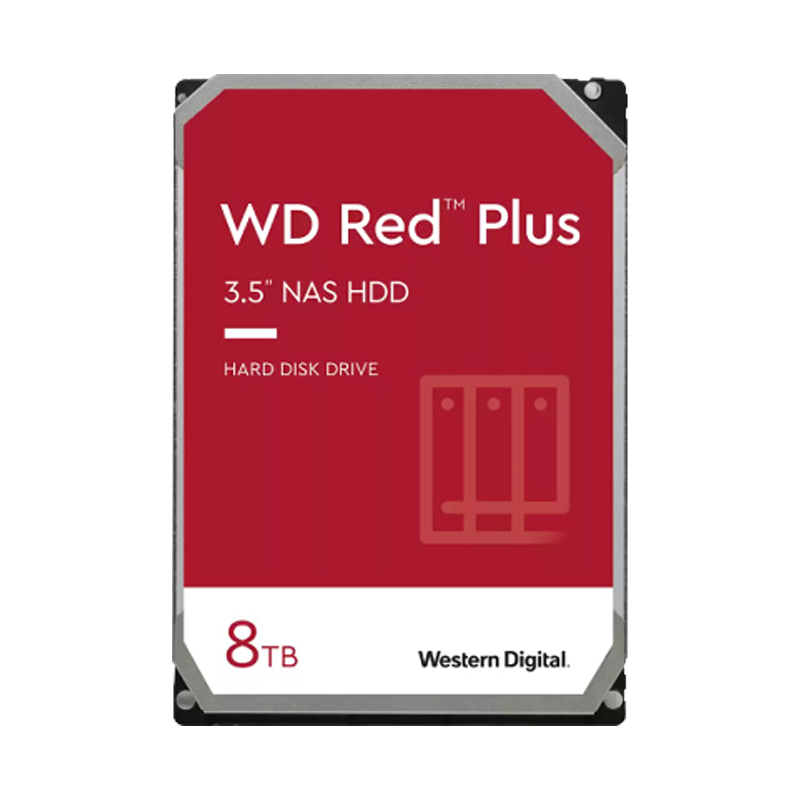 Disco Duro NAS SATA 3.5 8TB 5640RPM 256MB WD RED PLUS WD80EFPX