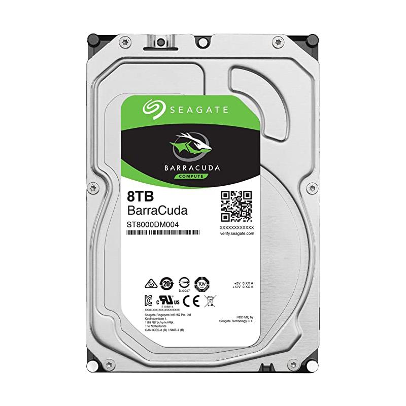 Disco duro para Videovigilancia SATA 3.5 8TB 5400RPM 256MB SEAGATE BARRACUDA ST8000DM004