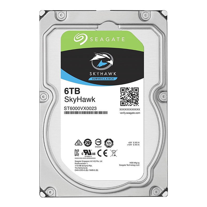 Disco duro para Videovigilancia SATA 3.5" 6TB 5900rpm 128MB Seagate Skyhawk SV35 ST6000VX001