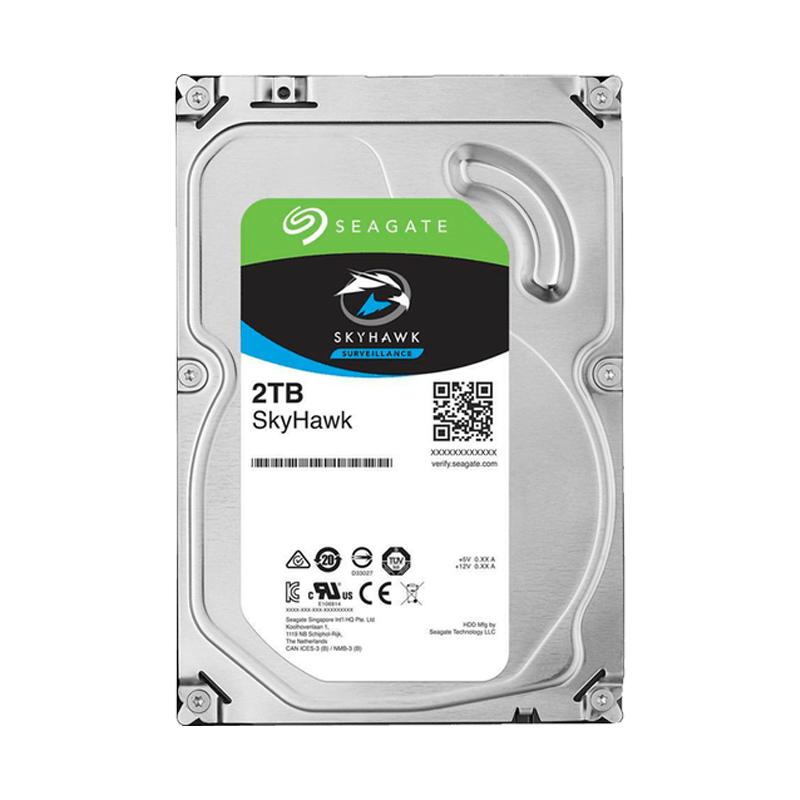 Disco duro para Videovigilancia SATA 3.5 2TB 5400RPM 256MB SEAGATE SKYHAWK ST2000VX015