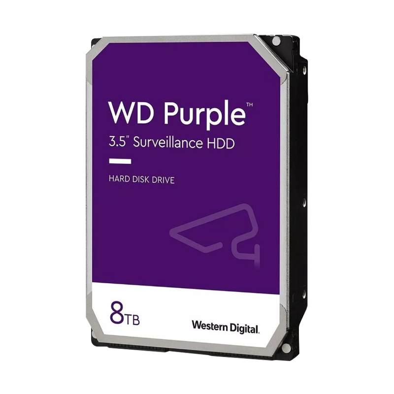 Disco Duro para Videovigilancia SATA 3.5 8TB 5640RPM 128MB WD PURPLE WD84PURZ