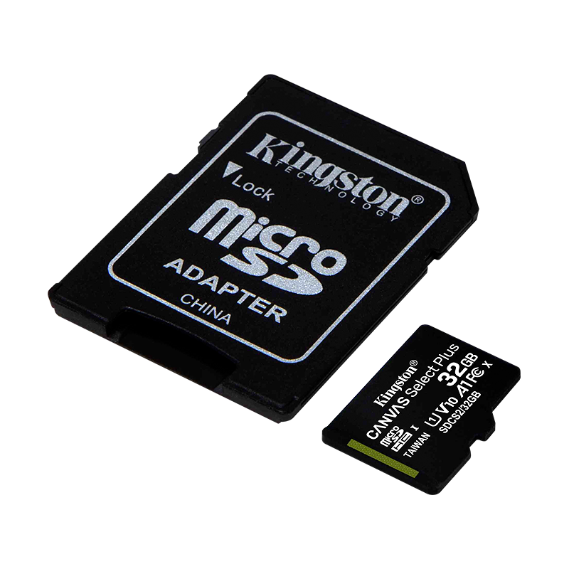 Memoria Micro SD 32GB Class 10 Kingston Canvas SDS2/32GB con Adapt