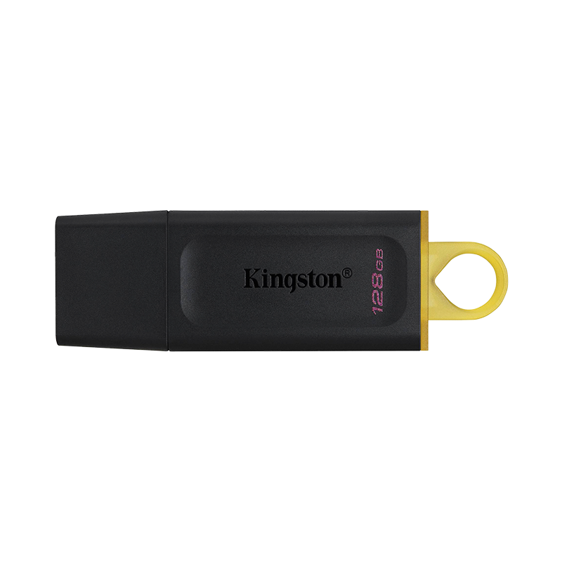 Memoria USB 3.2 128GB Kingston EXODIA negra con tapa DTX/128GB
