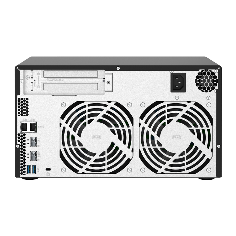 NAS TORRE 8-BAY QNAP TS832PX-4G ALPINE QUAD CORE 1.7GHZ, DDR4 4GB  (MAX 16GB), 4XLAN