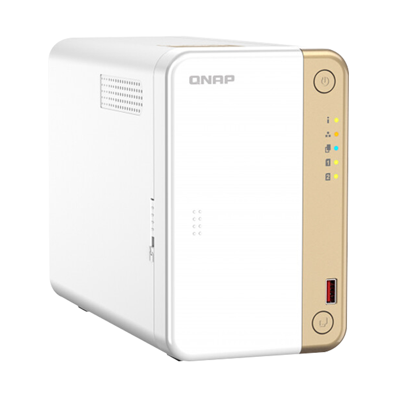 NAS Torre 2-BAY QNAP TS-262-4G Intel® Celeron® N4505 2,9 GHz DDR4 4G (MAX 4G) 1X1GLAN 2 x M.2 2280 P - TS-262-4G-US NEW MODEL