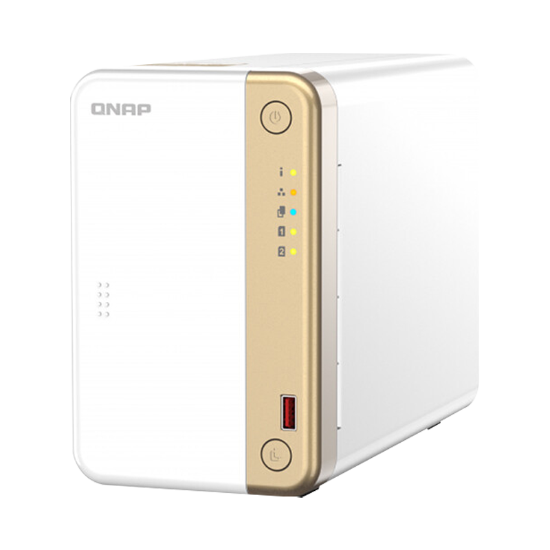 NAS Torre 2-BAY QNAP TS-262-4G Intel® Celeron® N4505 2,9 GHz DDR4 4G (MAX 4G) 1X1GLAN 2 x M.2 2280 P - TS-262-4G-US NEW MODEL