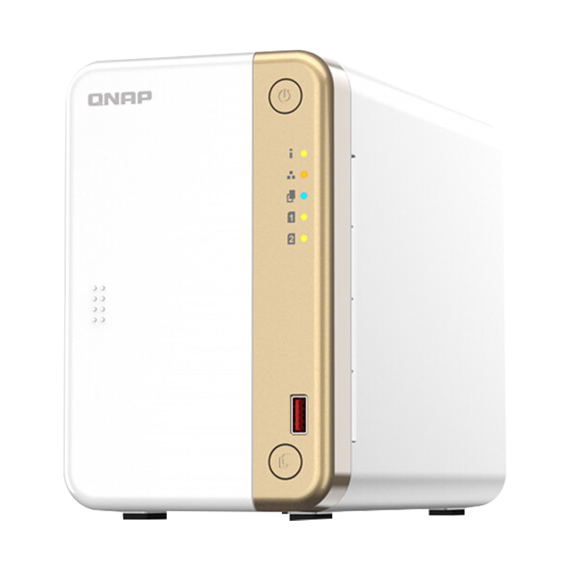 NAS Torre 2-BAY QNAP TS-262-4G Intel® Celeron® N4505 2,9 GHz DDR4 4G (MAX 4G) 1X1GLAN 2 x M.2 2280 P - TS-262-4G-US NEW MODEL