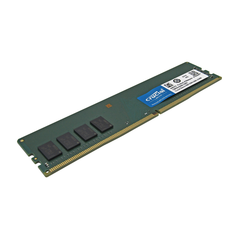 Memoria RAM para Desktop DDR4 PC4-21300 8GB 2666MHZ CL19 1.2V Crucial Basics CB8GU2666