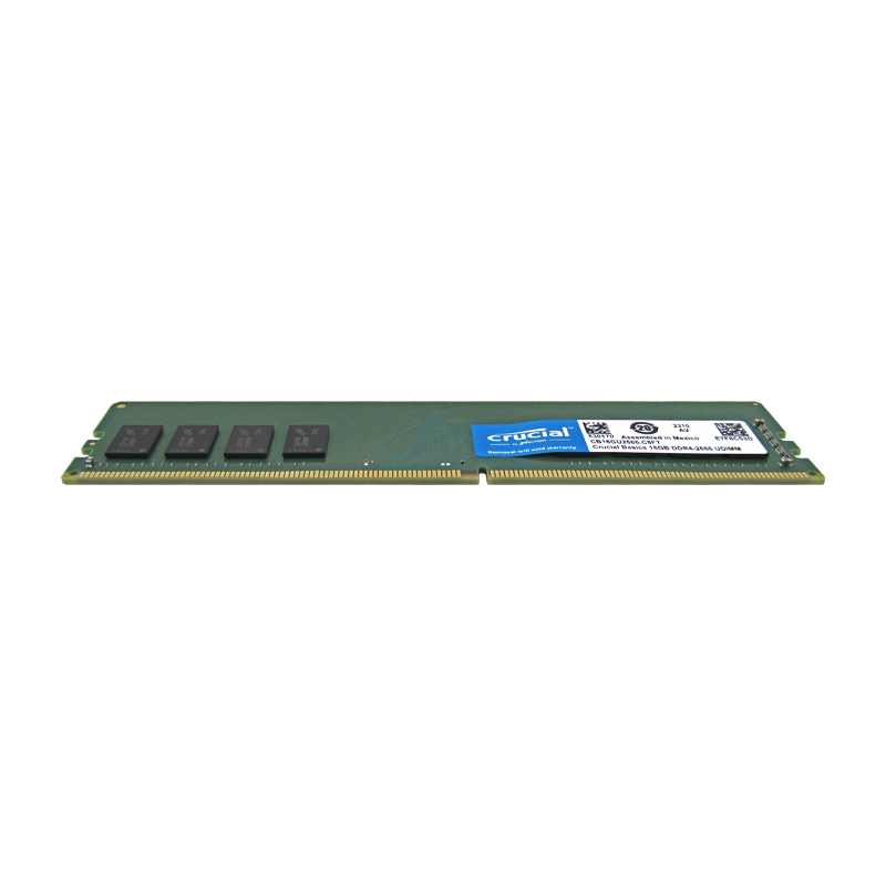 Memoria RAM para Desktop DDR4 PC4-21300 16GB 2666MHZ CL19 1.2V CRUCIAL BASIC CB16GU2666
