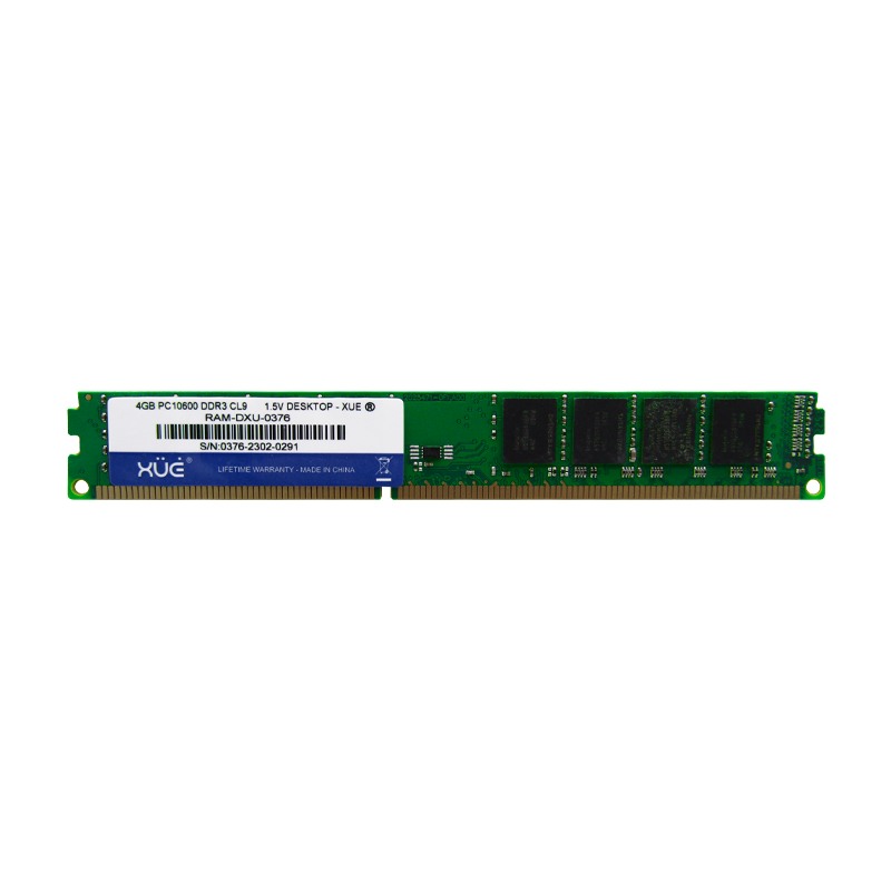 Memoria RAM para Desktop DDR3 PC10600 4GB 1333Mhz CL11 1.5V marca XUE®