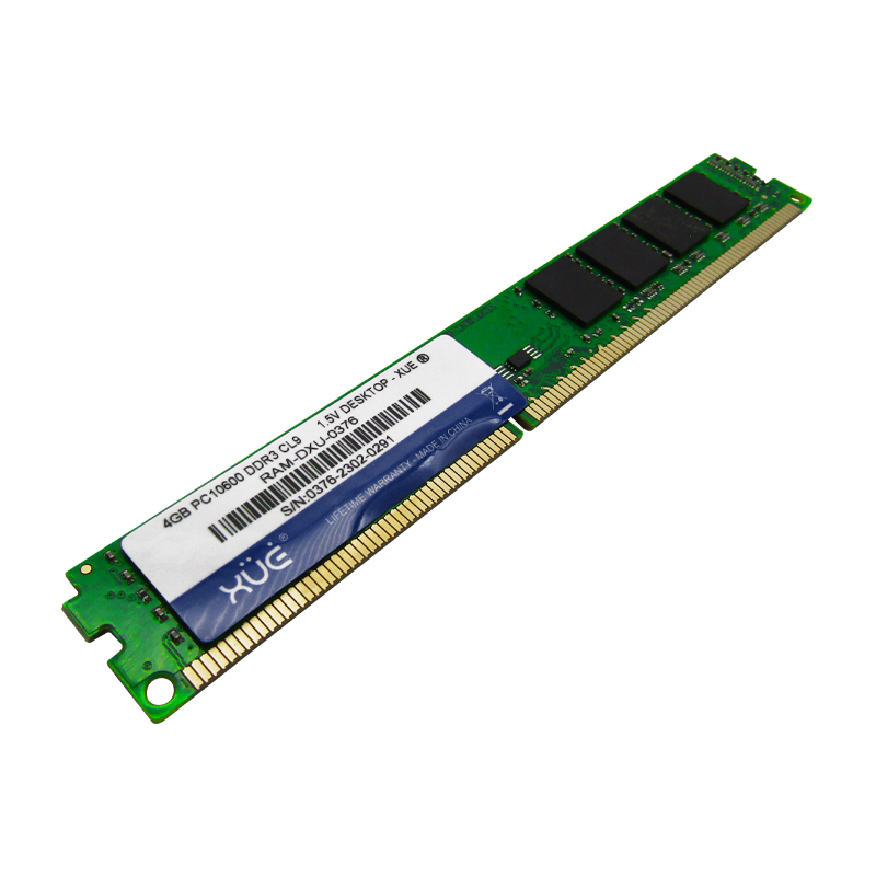 Memoria RAM para Desktop DDR3 PC10600 4GB 1333Mhz CL11 1.5V marca XUE®