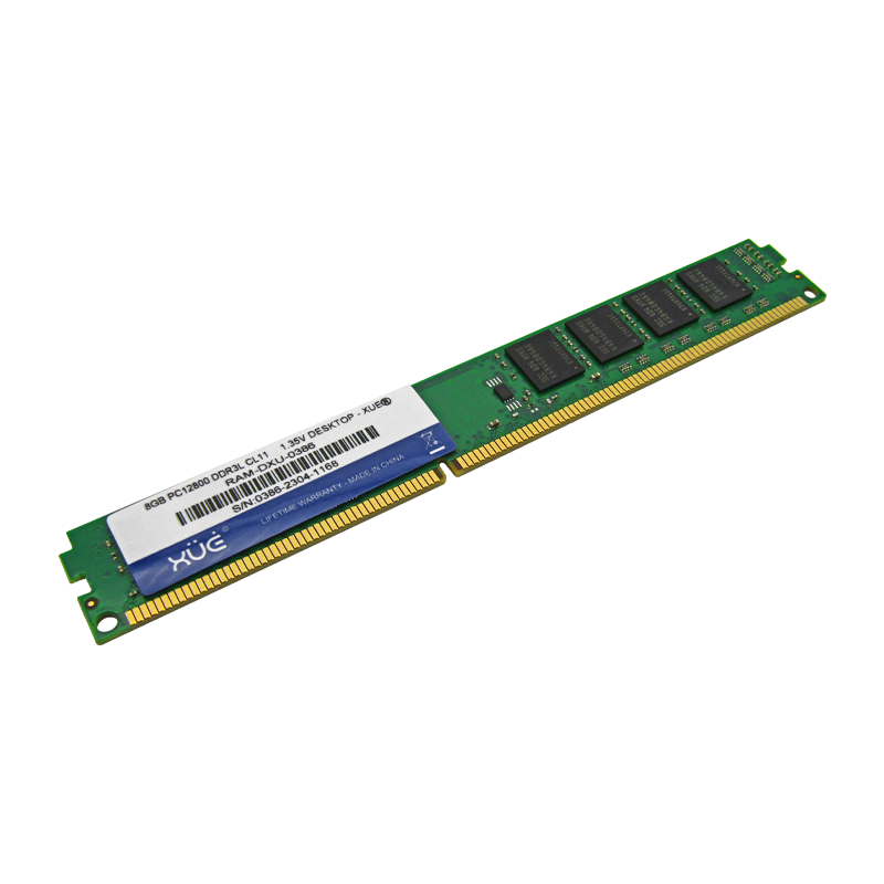 Memoria RAM para Desktop DDR3L PC12800 8GB 1600Mhz CL11 1.5V/1.35V, marca XUE®