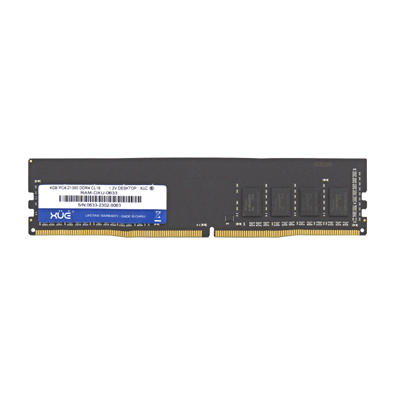 Memoria RAM para Desktop DDR4 PC4-21300 4GB 2666MHZ CL19 1.2V marca XUE®