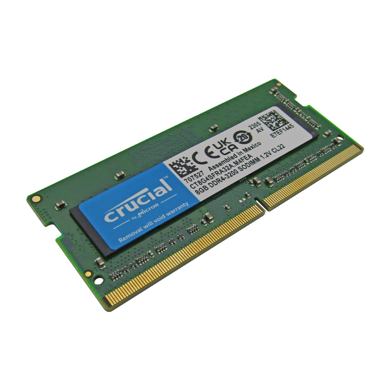 Memoria RAM para portátil DDR4 PC4-25600 8GB 3200MHZ CL22 1.2V 8C laptop Crucial CT8G4SFRA32A