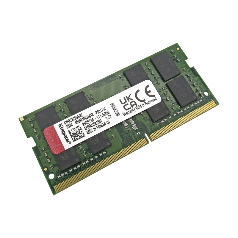 Memoria RAM para portátil DDR4 PC4-25600 32GB 3200MHZ CL22 1.2V LAPTOP KINGSTON KVR32S22D8/32