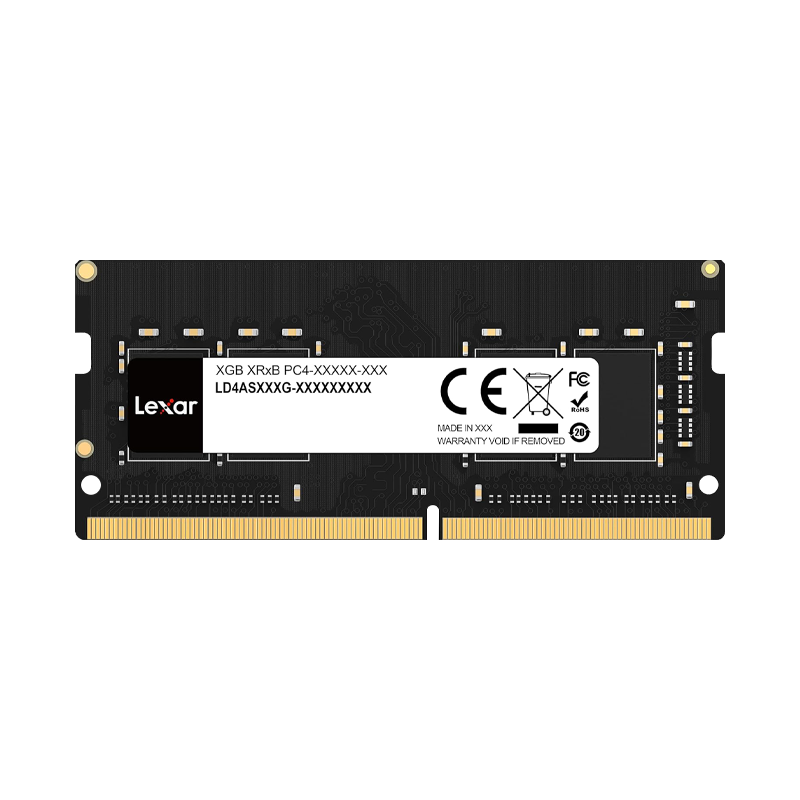 Memoria RAM para Laptop DDR4 PC4-25600 32GB 3200MHZ CL22 1.2V LAPTOP LEXAR LD4AS032G-B3200GSST