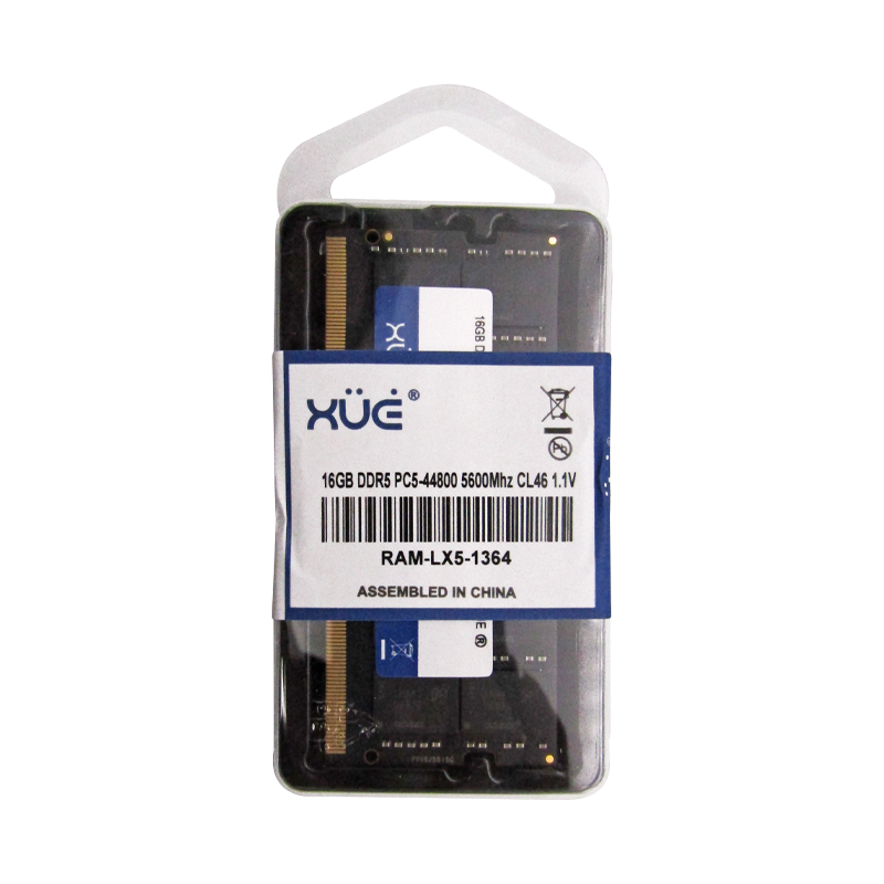 Memoria RAM para portátil DDR5 PC5-44800 16GB 5600MHZ CL46 1.1V Laptop XUE®