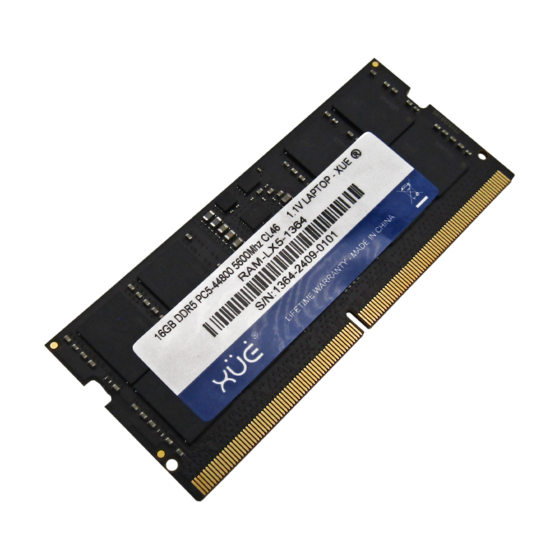 Memoria RAM para portátil DDR5 PC5-44800 16GB 5600MHZ CL46 1.1V Laptop XUE®