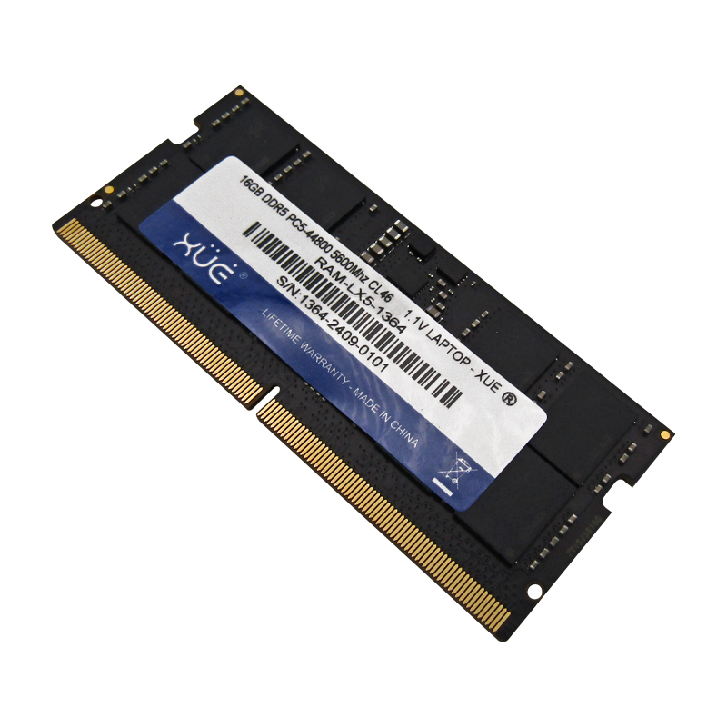 Memoria RAM para portátil DDR5 PC5-44800 16GB 5600MHZ CL46 1.1V Laptop XUE®