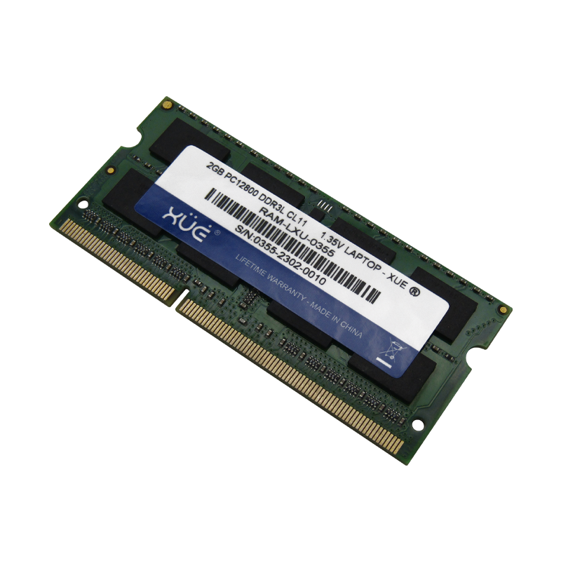 Memoria RAM para Portátil DDR3L PC12800 2GB 1600Mhz CL11 1.5/1.35V, marca XUE® Laptop