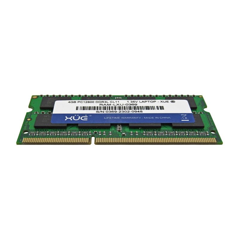 Memoria RAM para Portátil DDR3L PC12800 4GB 1600Mhz CL11 1.5/1.35V Laptop, marca XUE®