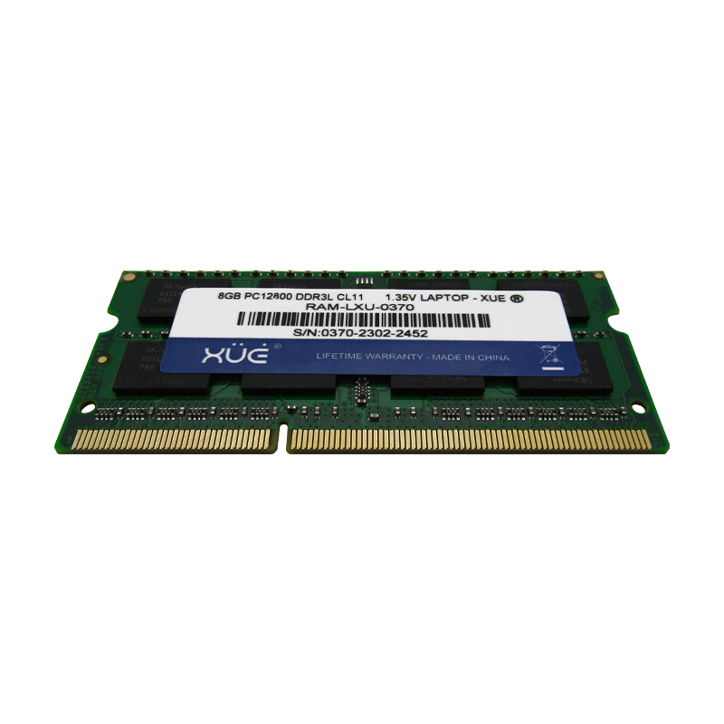 Memoria RAM para Portátil DDR3L PC12800 8GB 1600Mhz CL11 1.5/1.35V Laptop, marca XUE®