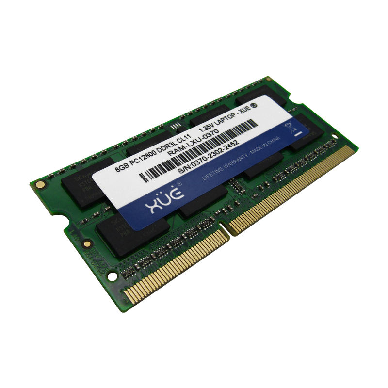 Memoria RAM para Portátil DDR3L PC12800 8GB 1600Mhz CL11 1.5/1.35V Laptop, marca XUE®