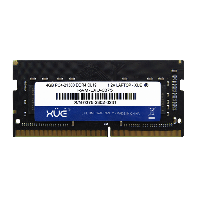 Memoria RAM para Portátil DDR4 PC4-21300 4GB 2666Mhz CL19 1.2V Laptop, marca XUE®