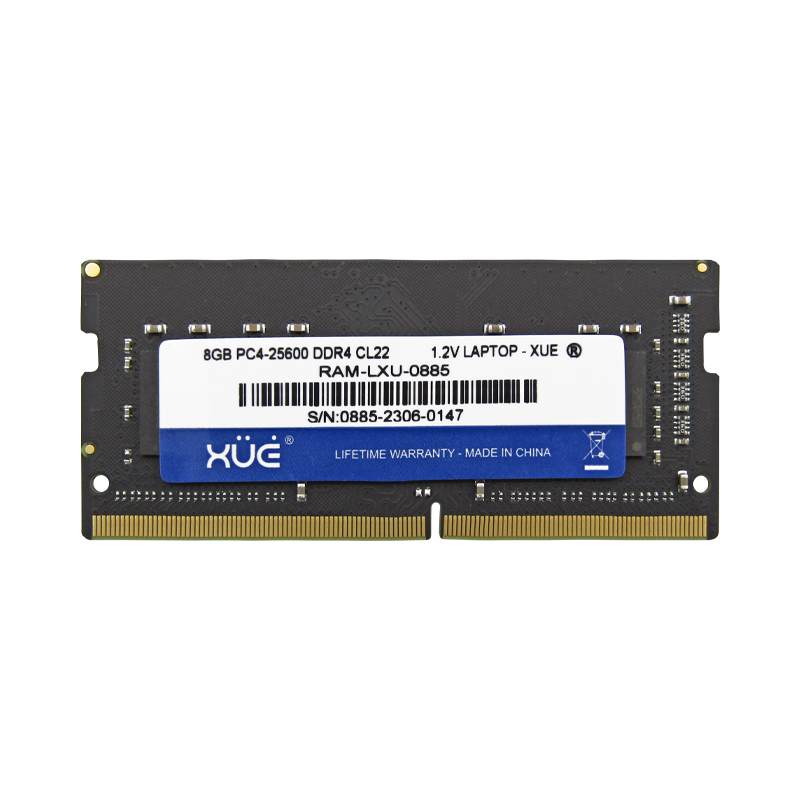 Memoria RAM para Portátil DDR4 PC4-25600 8GB 3200MHZ CL22 1.2V Laptop XUE®