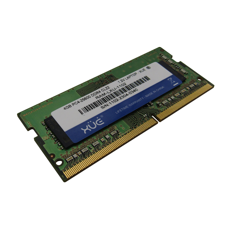 Memoria RAM para Portátil DDR4 PC4-25600 4GB 3200MHZ CL22 1.2V 8C LAPTOP XUE®