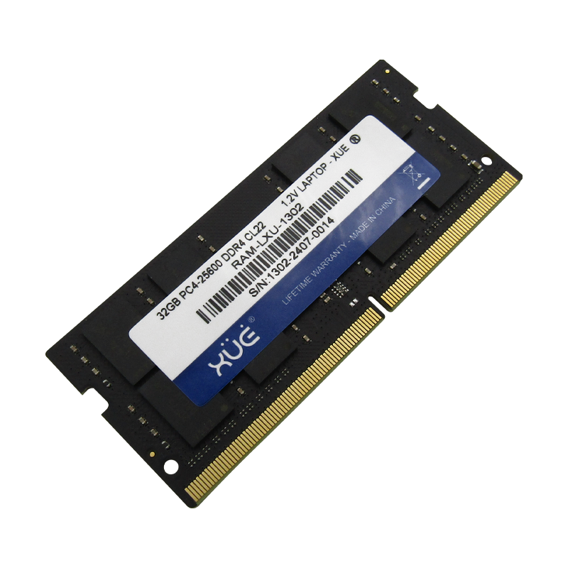 Memoria RAM para Portátil RAM DDR4 PC4-25600 32GB 3200MHZ CL22 1.2V LAPTOP XUE®