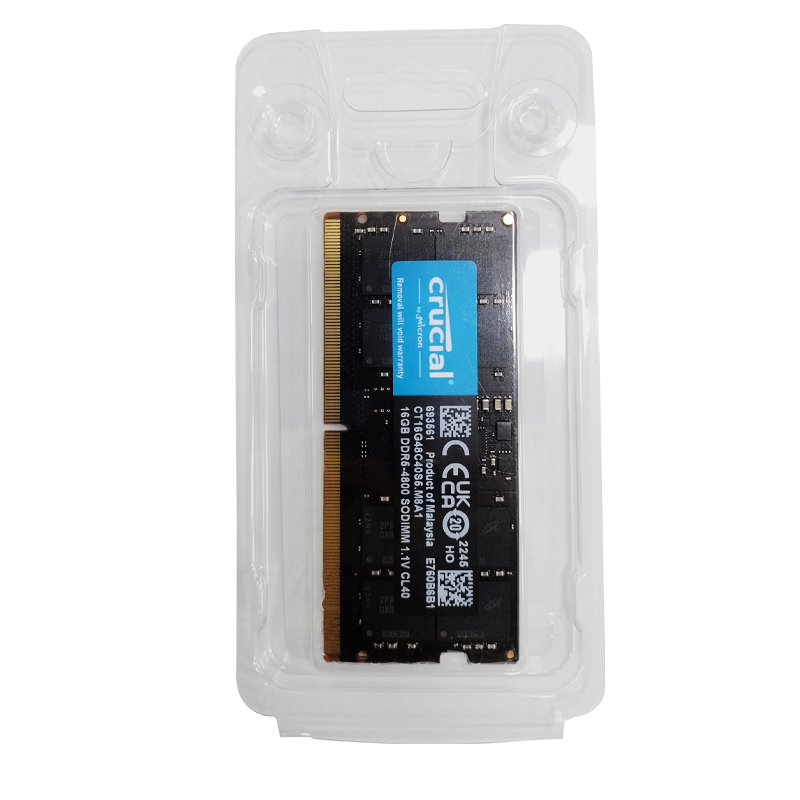 Memoria RAM para portátil DDR5 PC5-38400 16GB 4800MHZ CL40 1.1V laptop Crucial CT16G48C40S5