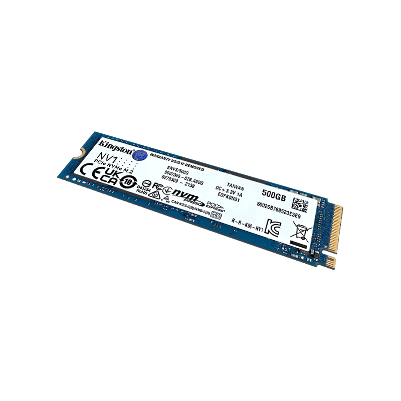 Disco de Estado Sólido SSD PCI-E 4.0 M.2 2280 500GB NVME KINGSTON NV2 SNV2S/500G R/W 3500 MB/S