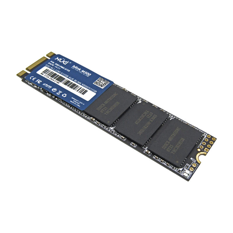 Disco de Estado Sólido SSD M.2 MSATA 2280 512GB XUE® BLINK M500/512GB 520MB/S