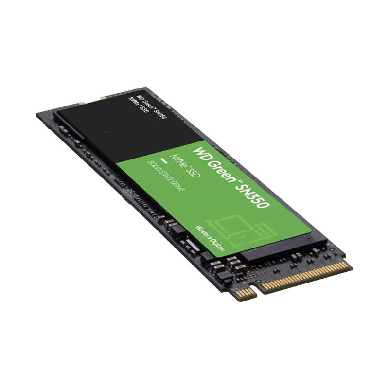 Disco de Estado Sólido SSD PCI-E 4.0 M.2 2280 500GB NVME WD GREEN SN350 WDS500G2G0C R/W 2400 MB/S