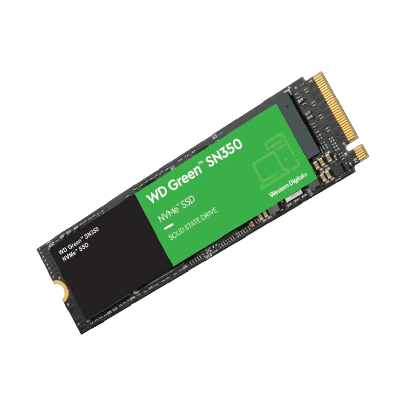 Disco de Estado Sólido SSD PCI-E 4.0 M.2 2280 500GB NVME WD GREEN SN350 WDS500G2G0C R/W 2400 MB/S