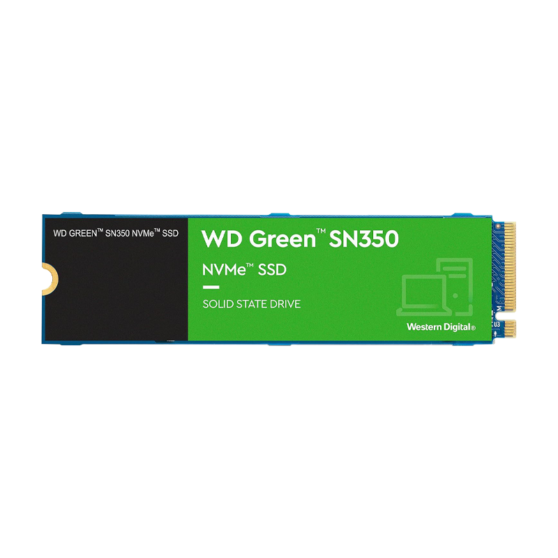 Disco de Estado Sólido SSD PCI-E 4.0 M.2 2280 500GB NVME WD GREEN SN350 WDS500G2G0C R/W 2400 MB/S