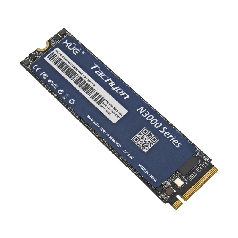 Disco de Estado Sólido SSD PCI-E 3.0 M.2 2280 1TB NVME XUE® TACHYON N3000/1TB 3500/3100MB/S (TRAY PACKING)