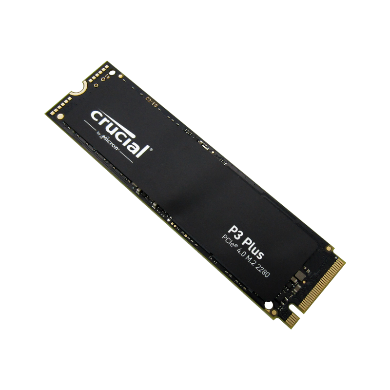 Disco de Estado Sólido SSD PCI-E 4.0 M.2 2280 2TB NVME CRUCIAL P3 PLUS CT2000P3PSSD8 R/W 5000/4200 MBs